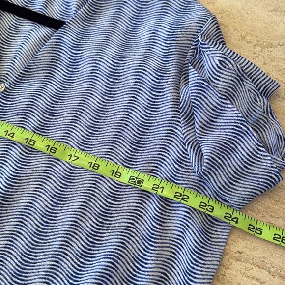 MK Michael Kors Front Tie Blouse EUC XL - Picture 5 of 5